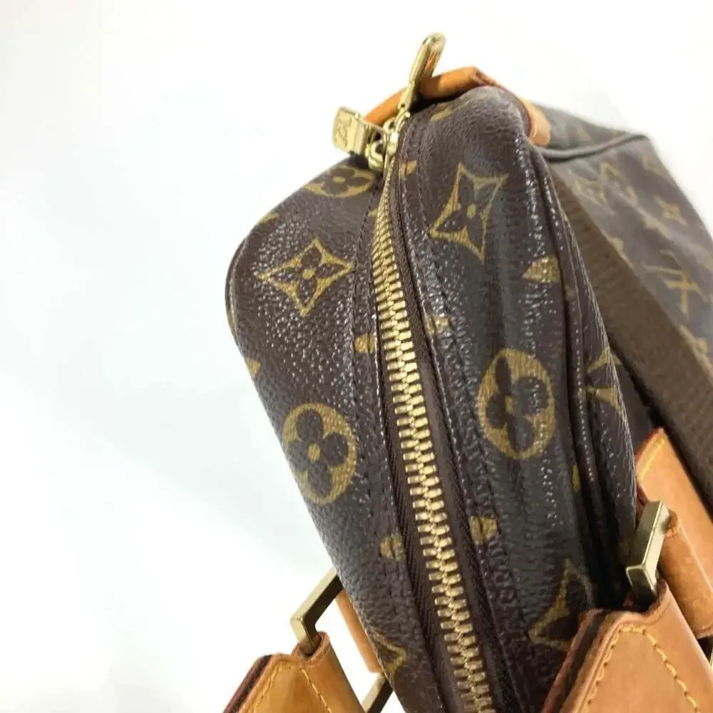 LOUIS VUITTON Authentic Brown Monogram Canvas Tote Bag